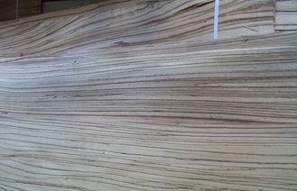 Umweltfreundliches geschnittenes Furnier-Blatt natürliches Brown Zebrano mit geschnittenen Schnitt-Techniken