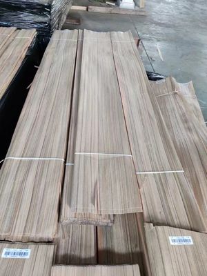 Natürliche Schnittfarbe Paldao Holz Viertelschnitt Veneer mit schwarzer Linie