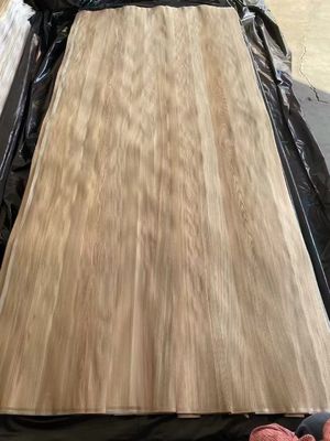 Natürlich geschnitten Braun Elm Crown Cut Matching Veneer Sheet für Sperrholz