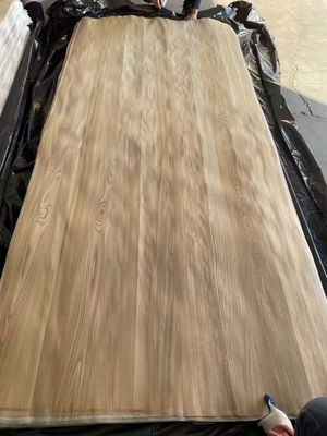 Natürlich geschnitten Braun Elm Crown Cut Matching Veneer Sheet für Sperrholz