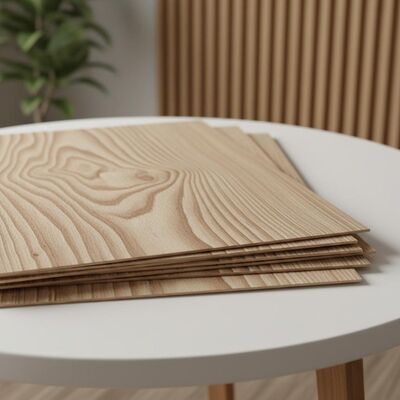 AAA-Qualität Esche Furnier 2500 x 640 mm Natürliches Furnier für Möbel, Wandverkleidungen und Innendekoration