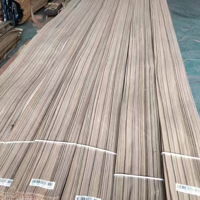 Natürliche Schnittfarbe Paldao Holz Viertelschnitt Veneer mit schwarzer Linie