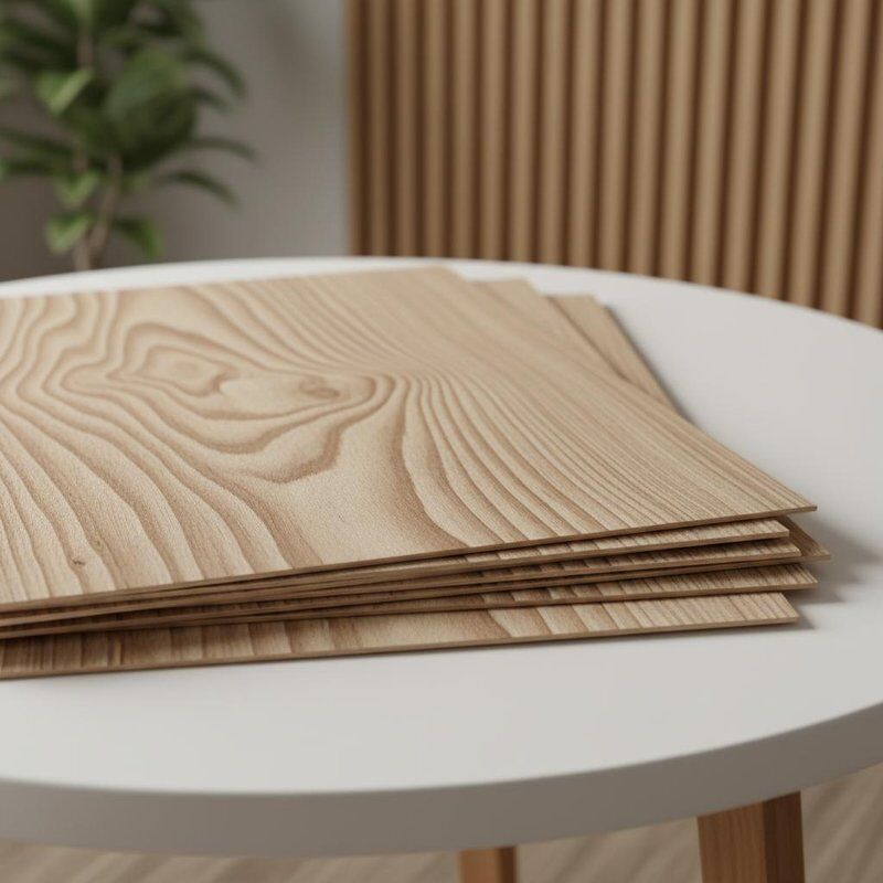 AAA-Qualität Esche Furnier 2500 x 640 mm Natürliches Furnier für Möbel, Wandverkleidungen und Innendekoration